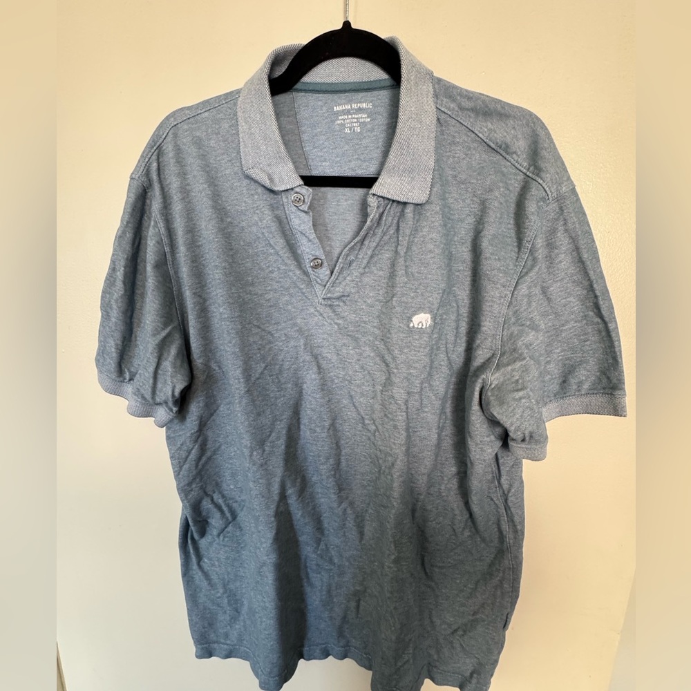 Light blue Banana Republic polo